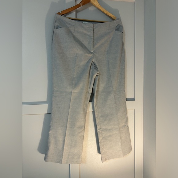 cleo Pants - Cleo Grey Petite Dress Pants With Pockets